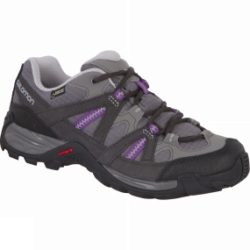Salomon Womens Escambia GTX Shoe Detroit/Asphalt/Rain Purple